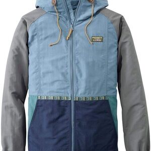 L.L. Bean Men's Blue and Gray Windbreaker